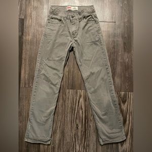 Levi’s 514 Straight leg - boys jeans. Gray/Grey